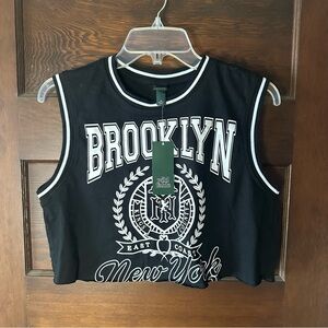 NWT XS Brooklyn NY Crop Tank Wild Fable